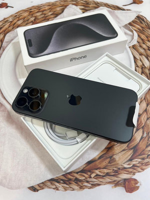 ️拆封新品️🔴 Ks卡司3C🔴🔥電池100%🔥🍎 Apple iPhone 15Pro 128G黑色🍎