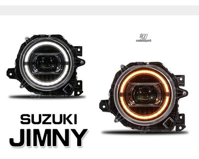 小傑車燈精品-全新 SUZUKI JIMNY 18 19 20 21 年 雙功能 LED 光圈 魚眼 頭燈 大燈