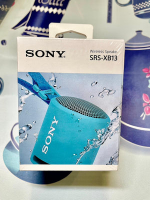✿花蕾絲寶貝屋✿全新原廠 SONY SRS-XB13 重低音 可攜式防水防塵藍牙喇叭 粉藍