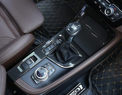 寶馬 BMW 16-18年 F48 X1 排檔框 排檔裝飾框 排檔座飾板 中控面板 碳纖維紋 全包式