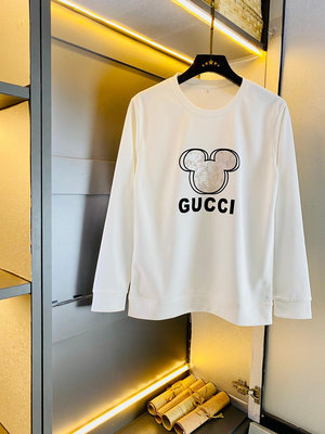 古奇Gucci 品質  三標齊全 2023最新款 衣服男裝衛衣T恤 精選專柜雙絲光棉面料 所有做工完美 百分 NO67707