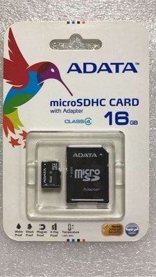 【勁昕科技】ASATA 威剛 SDHC T-Flash Class4/C4 16GB 全國聯保