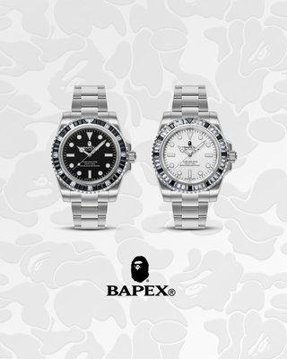 BAPE TYPE 1 BAPEX Crystal Stone 手錶。太陽選物社