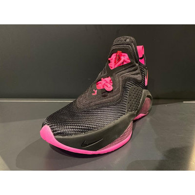 Nike Lebron Soldier XIV 籃球鞋 男 LBJ 明星款 乳癌 包覆 運動鞋 黑粉 DC2394001