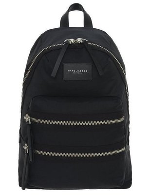 美國名牌MARC JACOBS Backpack 專櫃款黑色防水尼龍後背包書包(大款)現貨在美特價$6580含郵