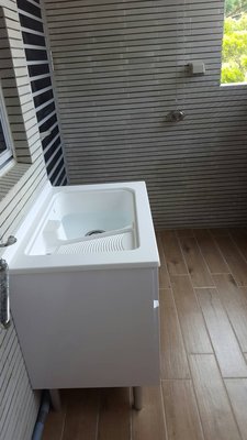 【IDEE】W-701L 亞特蘭人造石。人造石水槽。洗衣板。陽洗台。洗衣台。洗衣檯。洗衣槽。檯面櫃。浴櫃 ~ 台灣製