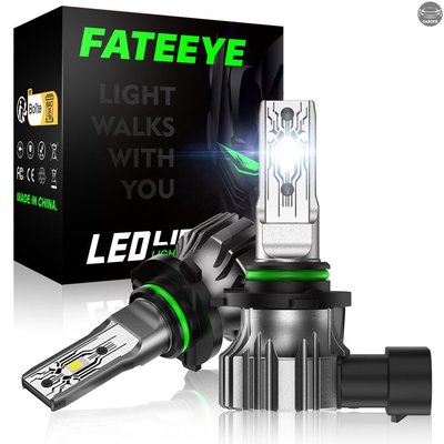 Fateeye 汽車 LED 大燈燈泡 H4 H7 H11 9005 6500K 行車燈 10000LM / 對 50W-概念汽車