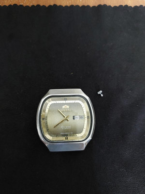 日本製 東方錶 Orient Crystal day date 雄獅 電視機 機械錶 古著 腕錶 手錶