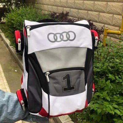 [酷奔車品]奧迪原廠正品兒童背包車模型小書包一汽福斯Audi原廠配件愛車族