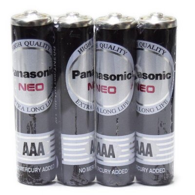 國際牌碳鋅電池4號 (AAA) 一組4入Panasonic 4號電池 環保碳鋅電池【GU241】 久林批發