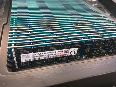 全新SK 海力士原廠 16G 2RX4 PC3-14900R DDR3 1866 ECC REG 記憶體