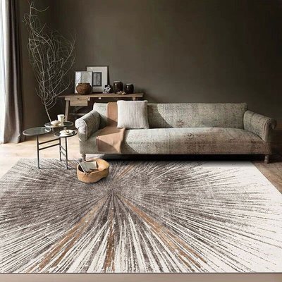 愛美家✦180*200土耳其意式簡約現代别墅客廳沙发發茶几地毯抽象渐變簡約臥室毯