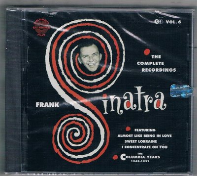 [鑫隆音樂]爵士樂-法蘭克辛那屈 Frank Sinatra :THE COLUMBIA YEARS 1943~1952
