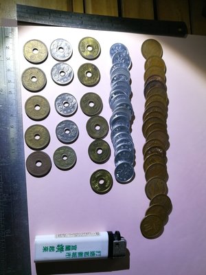 銘馨易拍重生網 109M037 日本 昭和、平成各年 大小各式錢幣 錢幣/硬幣 保存如圖（看到的全部ㄧ標）