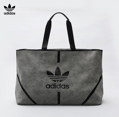 阿拉蕾的雜貨鋪 Adidas 阿迪達斯 三葉草單肩挎包 手提包 手提袋 購物袋 大容量單肩包 托特包