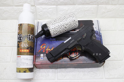 台南 武星級 Raptor MP-443 烏鴉 手槍 瓦斯槍 + 12KG瓦斯 + 奶瓶 ( 俄軍制式手槍軍隊手槍BB槍