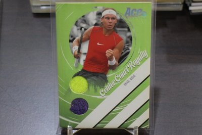 納達爾 Rafael Nadal~2006 Ace CENTER COURT ROYALTY 網球兩件用品卡~限量 SP
