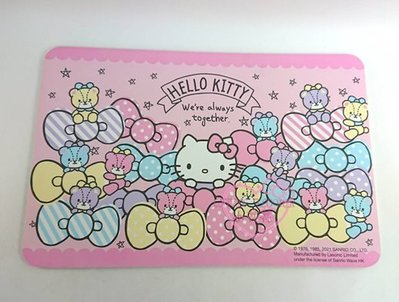 ♥小花花日本精品♥Hello Kitty 雙子星浴室防水止滑腳踏墊  軟墊~3