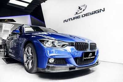 【政銓企業有限公司】BMW F30 F31 MTECH保桿專用 3D款 卡夢 前下巴 318 320 328 335現貨
