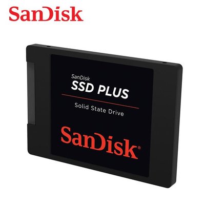 SANDISK 固態硬碟 加强版 2TB SSD Plus SATAIII 2.5吋 (SD-SSD-2TB)