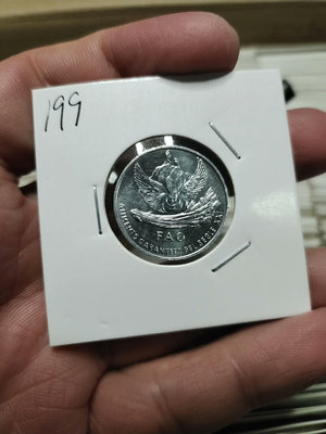 【二手】 X3199 安道爾1999年1分Fao紀念幣 少見品種，安道1875 錢幣 硬幣 紀念幣【明月軒】