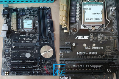 【 大胖電腦 】ASUS華碩 H97-PRO 主機板/無擋板/USB3/1150/M.2/保固30天 直購價1000元