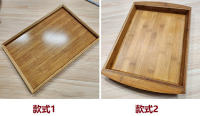 全新 長方形竹木制茶盤托盤 日式茶盤 - 5735
