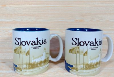 【兒童節前2個商品折100】STARBUCKS 星巴克 SLOVAKIA V2 斯洛伐克 城市杯 馬克杯 16OZ