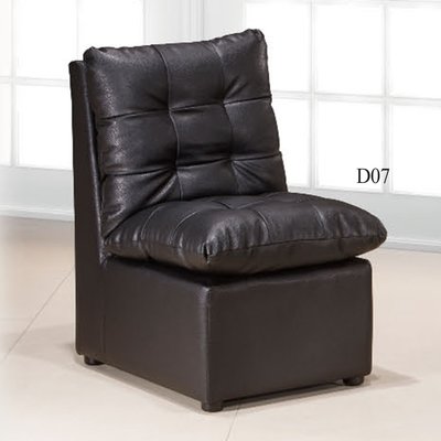【在地人傢俱】22 便宜購-D07型黑色皮兒童椅/小沙發椅/休閒椅 SH061-12