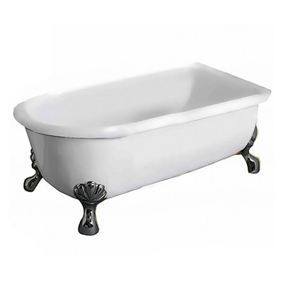 I-HOME 台製 浴缸 B1型銀腳(150cm) 獨立浴缸 壓克力缸 空缸 泡澡保溫 浴缸龍頭需另購