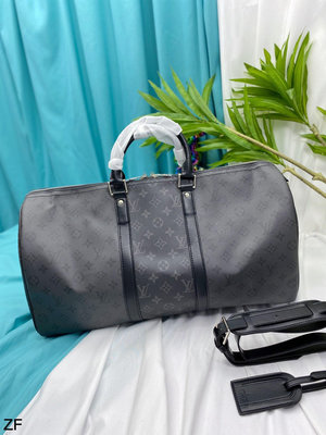 【二手包包】LV Keeall 50旅行袋 此款與日本設計師藤原浩合作設計KEEALL 旅行袋融匯品牌傳統元 NO99993