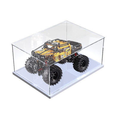 亞克力防塵盒適用樂高42099遙控越野車展示模型玩具透明