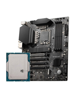 電腦零件Intel I5 12600KF 散片12400F搭 微星B660M B760M主板散片CPU套裝筆電配件