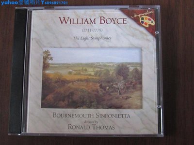 CD 博伊斯 八首交響曲 RONALD THOMAS指揮 歐版一Yahoo壹號唱片