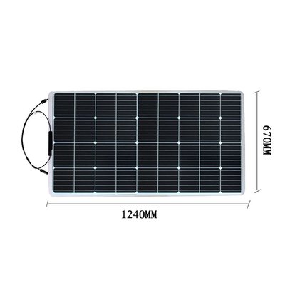 150W12V柔性太陽能板發電板太陽能片電池光伏板廠Y3225