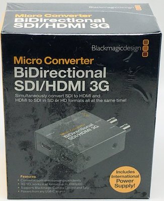 BlackMagic Design 雙向MicroConverter BiDirectional SDI/HDMI 3G