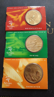 2000年澳大利亞悉尼奧運5元紀念幣 標價為一枚全要免運