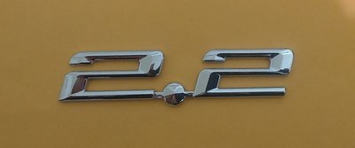 BMW E39 E46 後箱蓋 字標 2.2