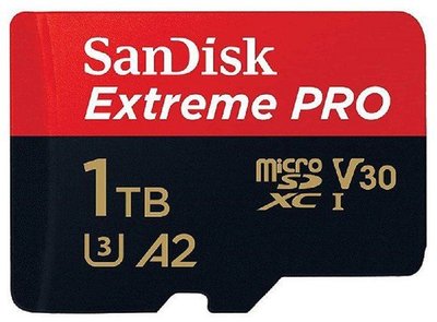 SanDisk Extreme PRO microSDXC 1TB 記憶卡 TF 1T U3 A2 V30 200MB/s 公司貨 SDSQXCD