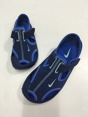 Nike 兒童 中童 涼鞋 包腳趾安全設計 黏貼帶 運動款涼鞋 耐水性 輕量 尺寸：US13/19cm~US3/22cm