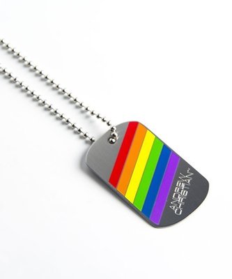 Andrew Christian AC8247 彩虹吊牌 Pride Stripes Dog Tag 【G-Punch】