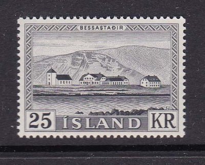 【雲品7】冰島Iceland 1957 Sc 305 MNH 庫號#BP03 48963