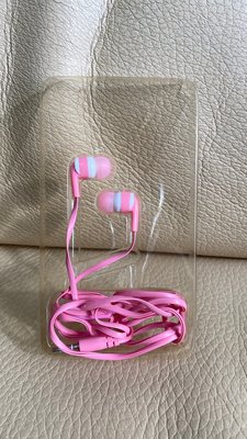 粉紅色 粉色 3.5 耳機線 已拆封 久放 全新未使用 IPHONE 安卓