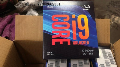 電腦零件Intel英特爾I7-9900  9900K 9900T 9900KF 9600k 9600kf 盒裝三年筆電配