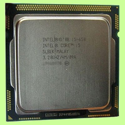 5Cgo【權宇】Intel 雙核心 I5-650 CPU 散片 9.5新 1年保 1156腳 含稅會員扣5%