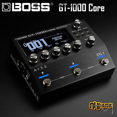 詩佳影音北京秋音BOSS GT-1000CORE GX-100便攜版電吉他數字綜合效果器影音設備