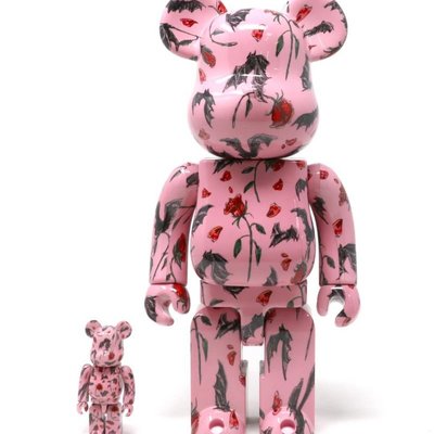 全新Bearbrick 400% + 100% Kidill x Eri Wakiyama Bat Pink | Yahoo