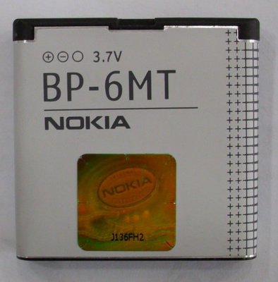 雅龍通信 NOKIA原廠電池 (BP-6MT) N81 N82 E51 N81 8G 賣家保固90天