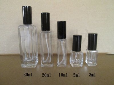 《水水百貨》30ml四方噴霧瓶 香水瓶 分裝瓶 玻璃瓶