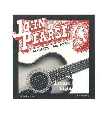 『放輕鬆樂器』全館免運費！ John Pearse 美製民謠吉他弦 磷青銅 600L (12-53)